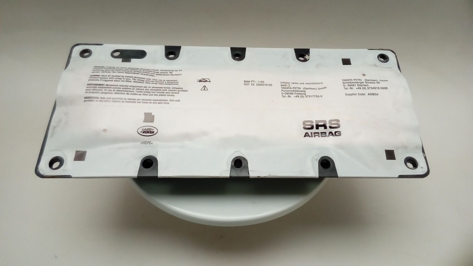 View Auto part R Air Bag LAND ROVER RANGE ROVER 2010